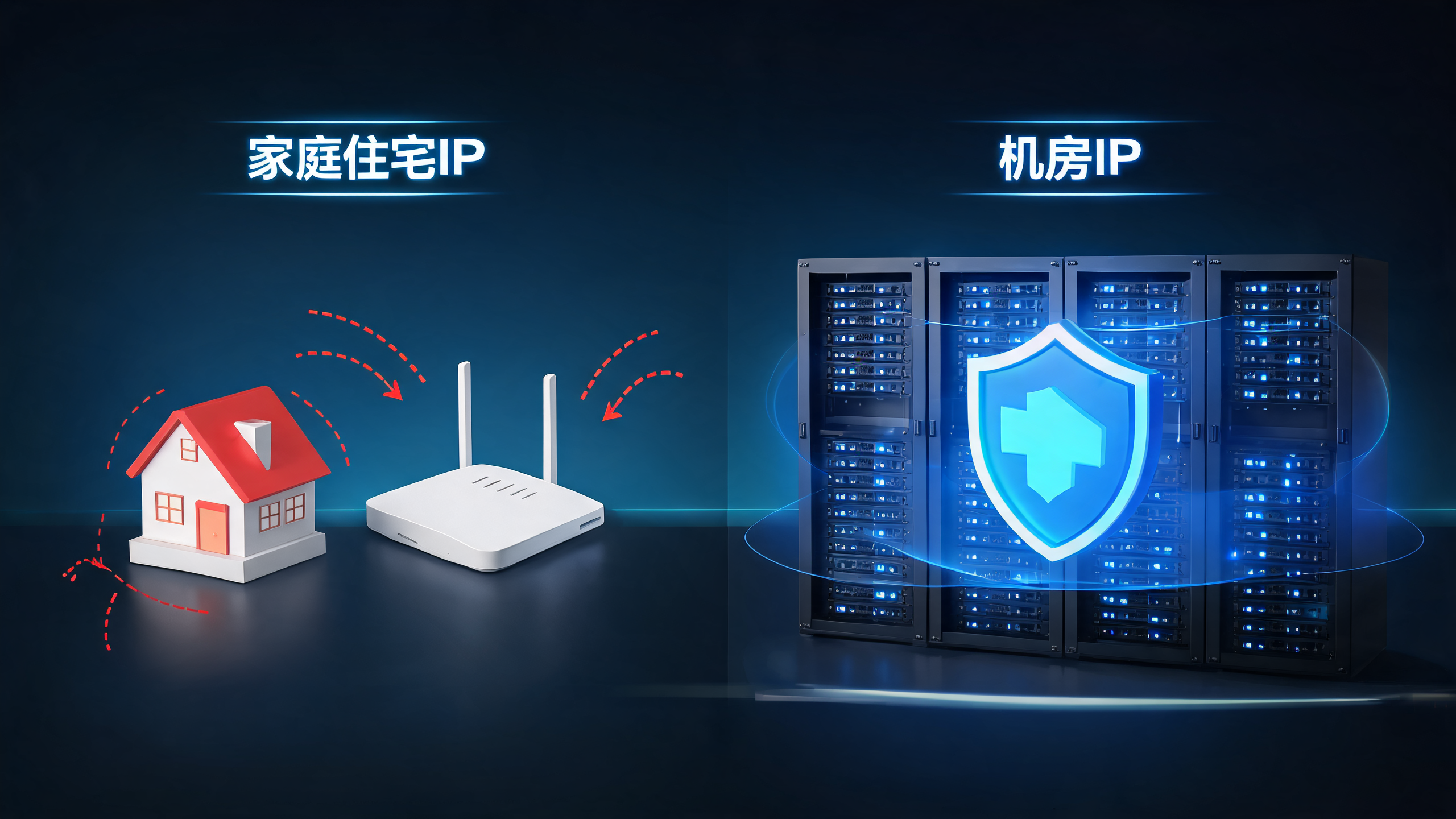 家庭住宅IP和机房IP哪个更安全？配图
